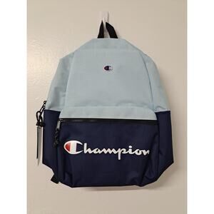 Champion Manuscript Backpack /Book Bag‎ ￼Light and Dark Blue